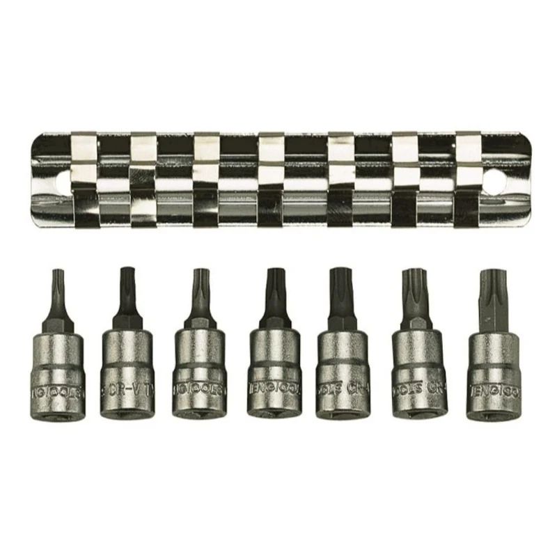 Teng Socket Set 1/4" Drive TX Bit 7pcs